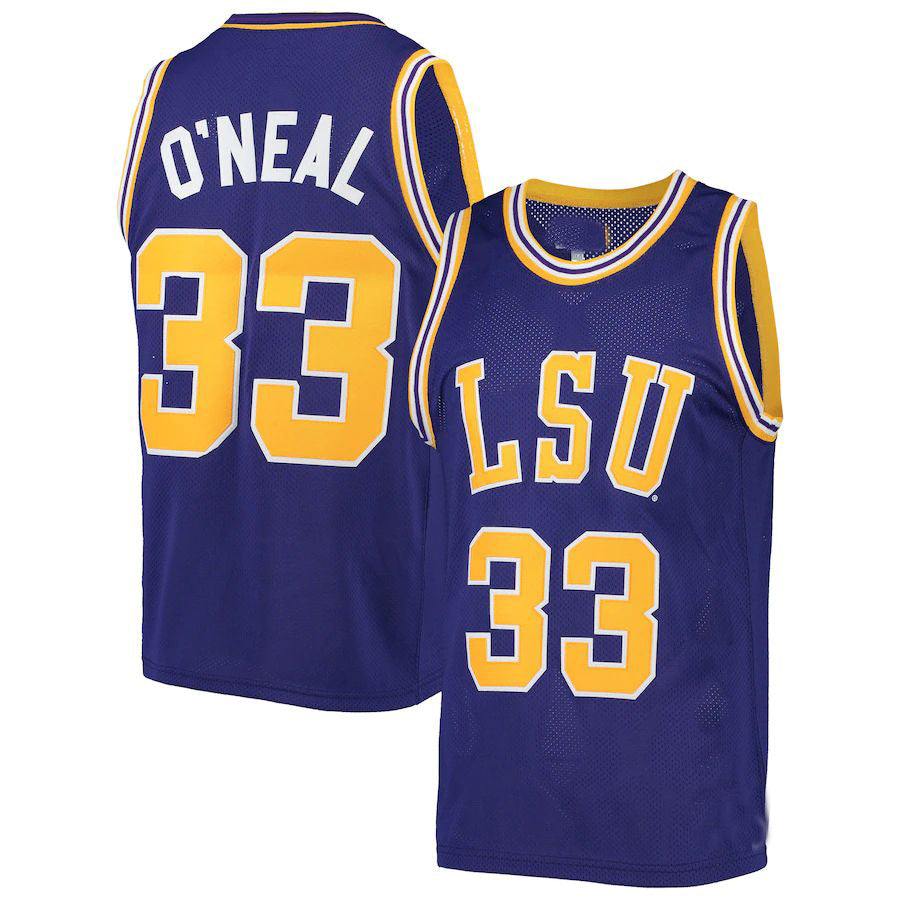Custom #33 Purple Retro Basketball Shirt Top