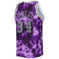 Custom #34 Purple 1996 LAL Basketball Shirt Top