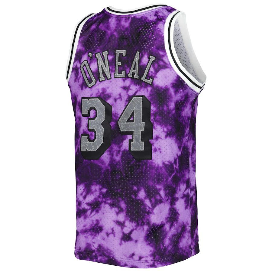 Custom #34 Purple 1996 LAL Basketball Shirt Top