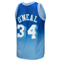Custom #34 Light Blue 1996 LAL Basketball Shirt Top