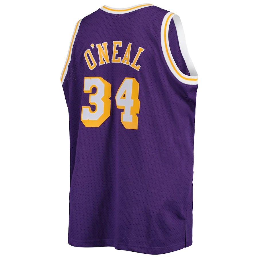 Custom #34 Purple LAL Basketball Shirt Top