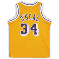 Custom #34 Gold LAL Basketball Shirt Top
