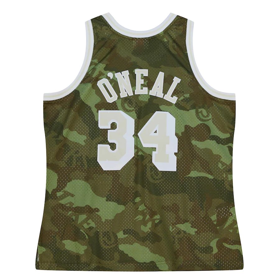 Custom #34 Green 1996 LAL Basketball Shirt Top
