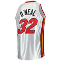 Custom #32 Platinum 2005 MIA Basketball Shirt Top