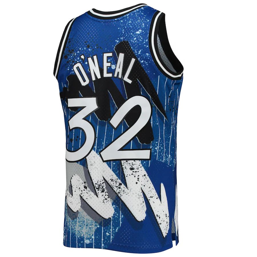 Custom #32 Blue 1994 ORL Basketball Shirt Top