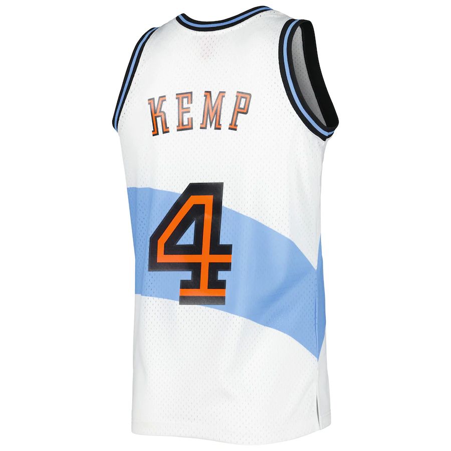 Custom #98 White 1997 CLE Basketball Shirt Top