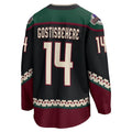 Custom #14 Black Hockey Shirt Top