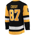 Custom #87 Black PIT Hockey Shirt Top