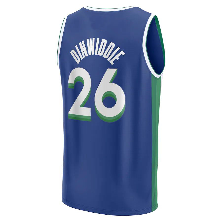 Custom #26 Blue 2022 DAL Basketball Shirt Top