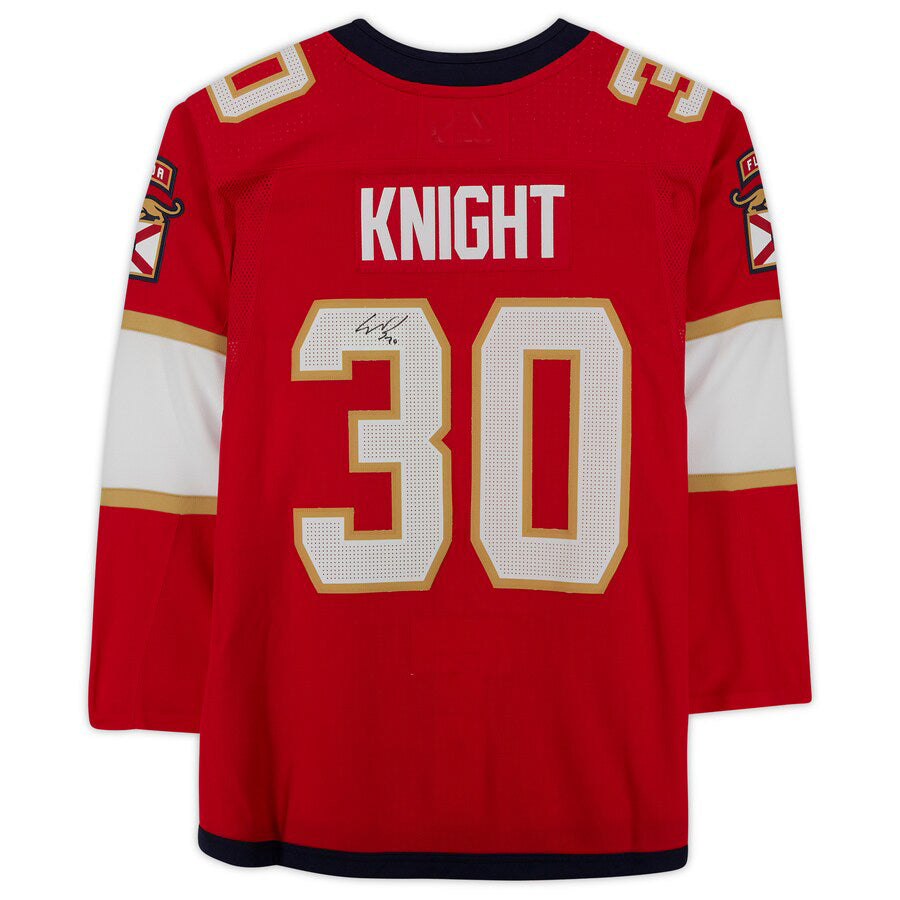Custom #30 Red FLA Hockey Shirt Top