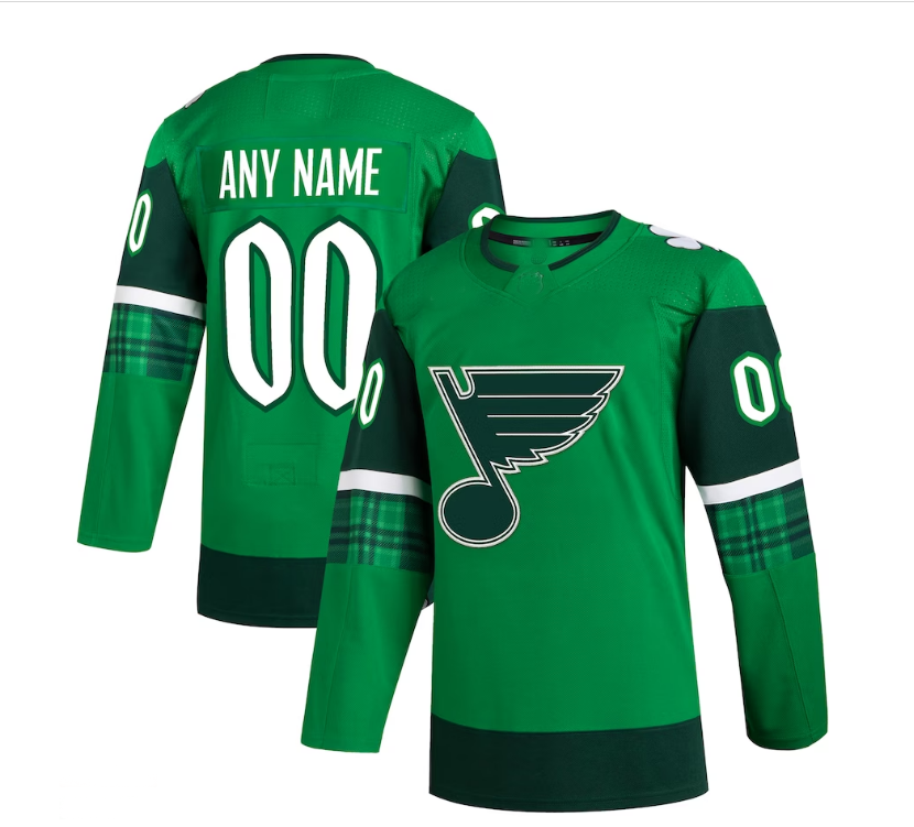 Custom Green 2023 STL Hockey Shirt Top