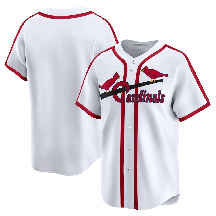Custom White STL Baseball Shirt Top
