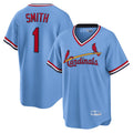 Custom #1 Light Blue STL Baseball Shirt Top