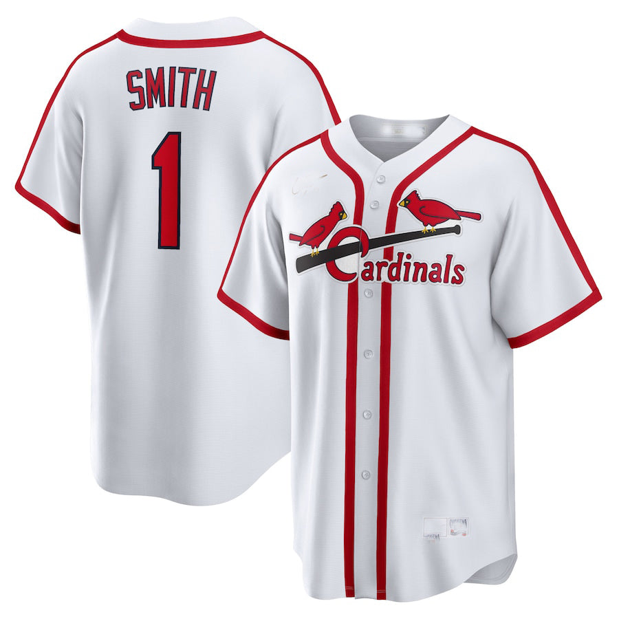 Custom #1 White STL Baseball Shirt Top