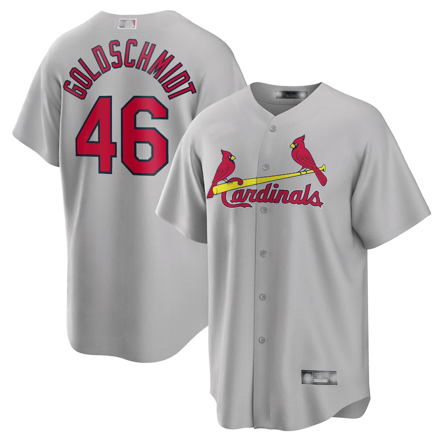 Custom #46 Gray STL Baseball Shirt Top