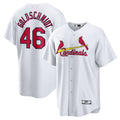 Custom #46 White STL Baseball Shirt Top