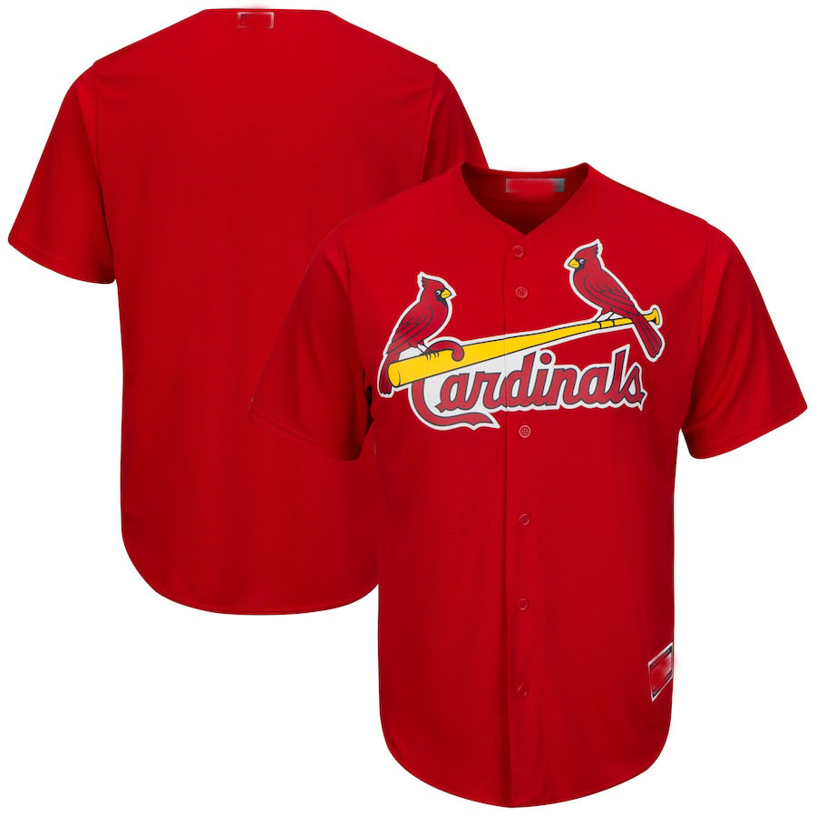 Custom Red STL Baseball Shirt Top