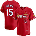 Custom #15 City Connect STL Baseball Shirt Top
