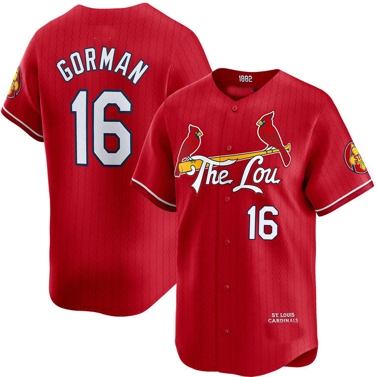 Custom #16 City Connect STL Baseball Shirt Top