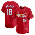 Custom #18 Red 2024 City Connect STL Baseball Shirt Top