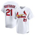 Custom #21 White STL Baseball Shirt Top