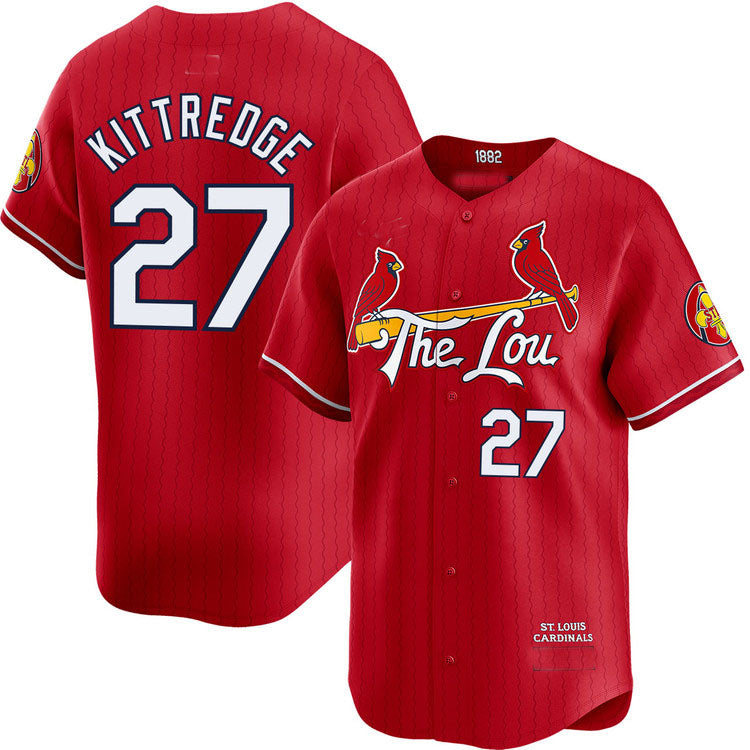 Custom #27 City Connect STL Baseball Shirt Top