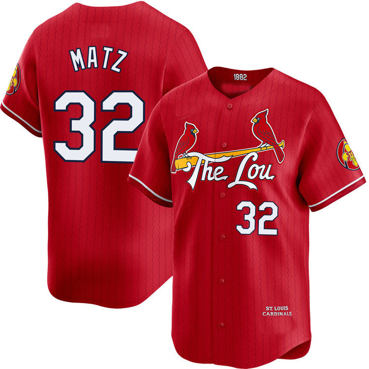 Custom #32 City Connect STL Baseball Shirt Top