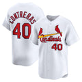 Custom #40 White STL Baseball Shirt Top
