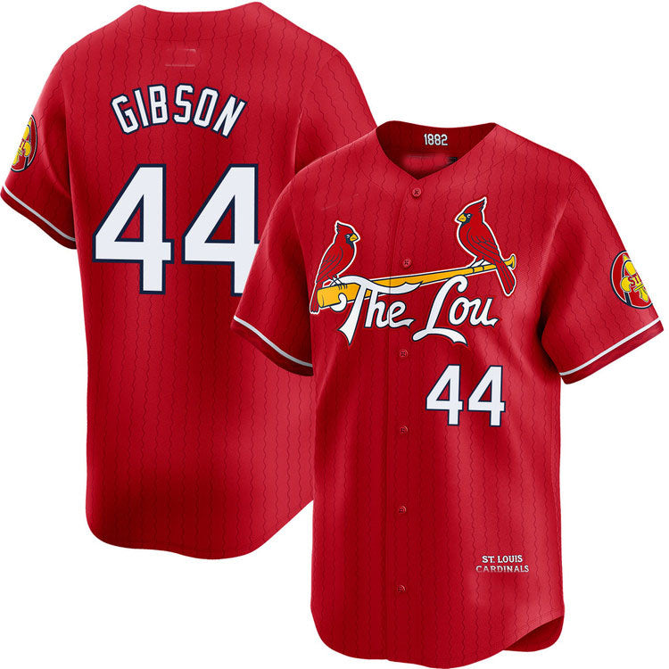 Custom #44 City Connect STL Baseball Shirt Top