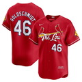 Custom #46 Red 2024 City Connect STL Baseball Shirt Top