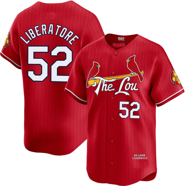 Custom #52 City Connect STL Baseball Shirt Top