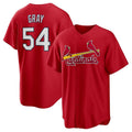 Custom #54 Red STL Baseball Shirt Top