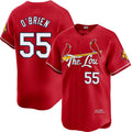 Custom #55 City Connect STL Baseball Shirt Top