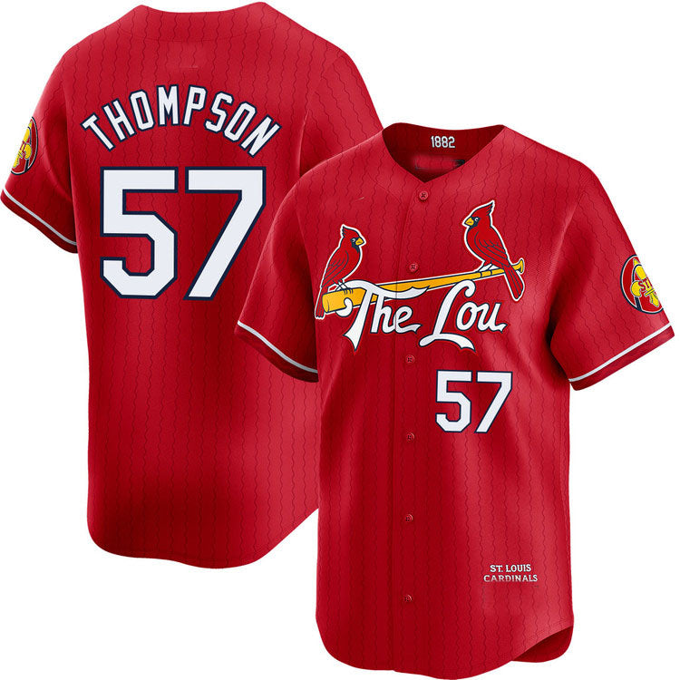 Custom #57 City Connect STL Baseball Shirt Top
