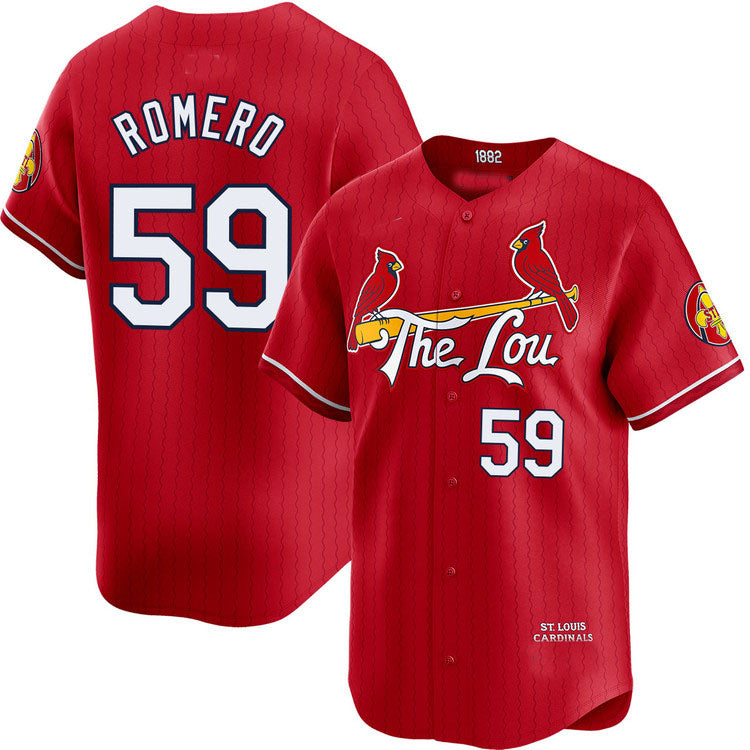 Custom #59 City Connect STL Baseball Shirt Top