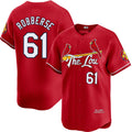 Custom #61 City Connect STL Baseball Shirt Top