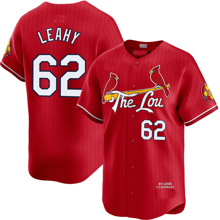 Custom #62 City Connect STL Baseball Shirt Top