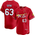 Custom #63 City Connect STL Baseball Shirt Top