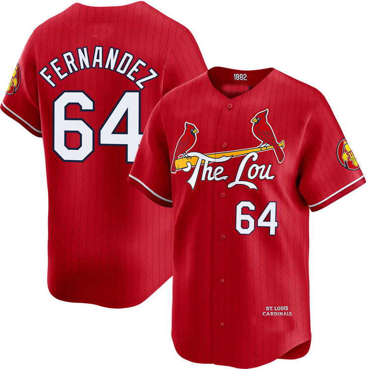 Custom #64 City Connect STL Baseball Shirt Top