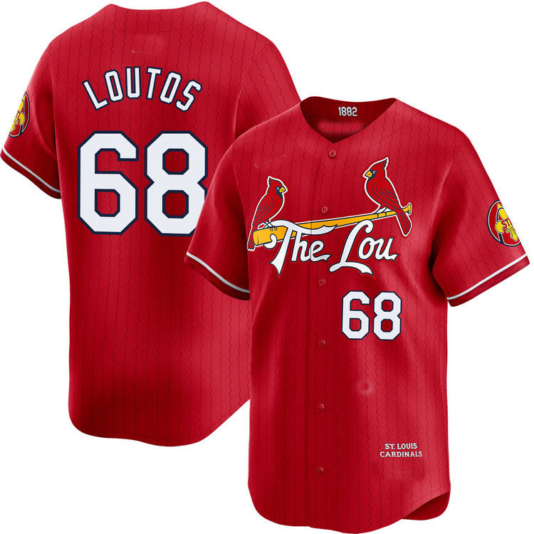 Custom #68 City Connect STL Baseball Shirt Top