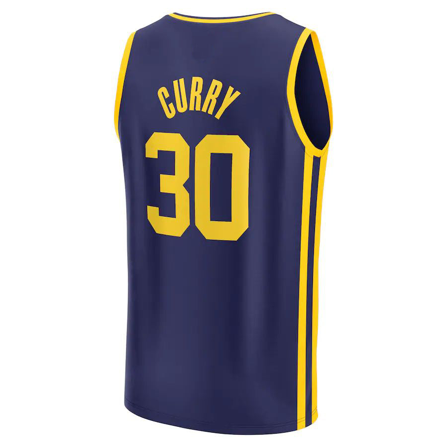 Custom #30 Navy 2022 GSW Basketball Shirt Top