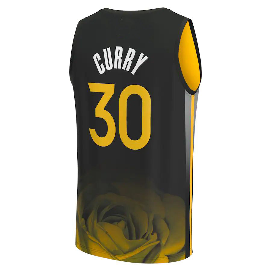 Custom #30 Black 2022 GSW Basketball Shirt Top