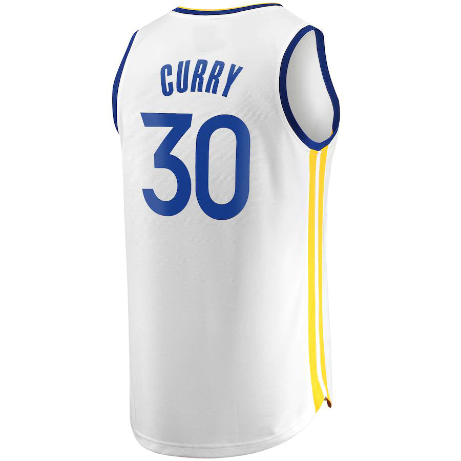 Custom #30 White GSW Basketball Shirt Top