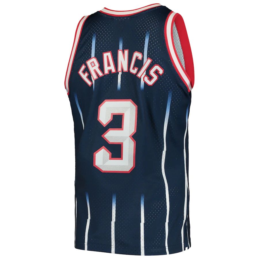Custom #3 Navy 1999 HOU Basketball Shirt Top