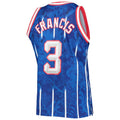 Custom #3 Blue 1999 HOU Basketball Shirt Top