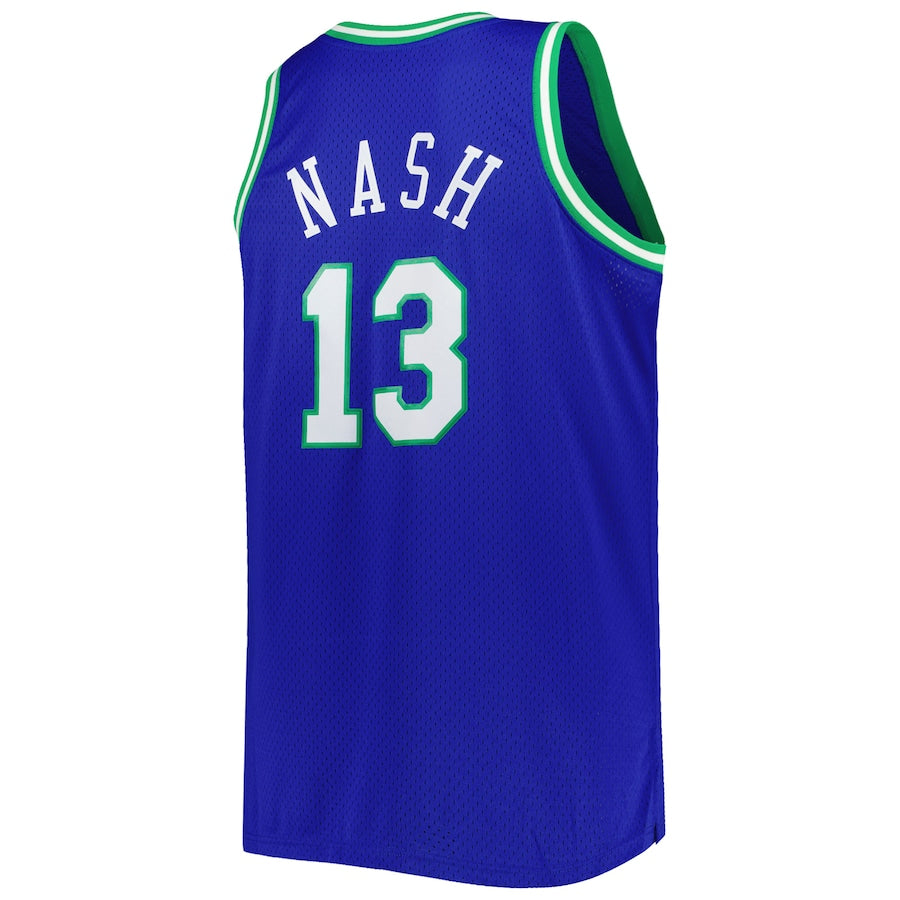Custom #13 Blue 1998 DAL Basketball Shirt Top
