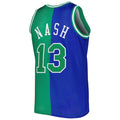 Custom #13 Blue 1998 DAL Basketball Shirt Top