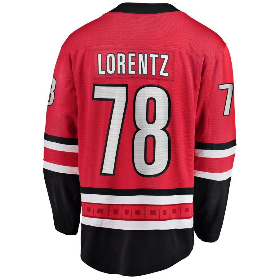 Custom #78 Red CAR Hockey Shirt Top