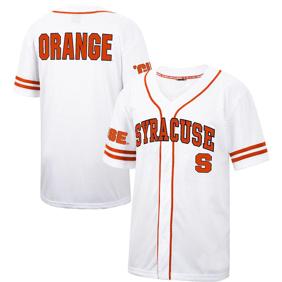Custom White Baseball Shirt Top