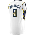 Custom #9 White IND Basketball Shirt Top